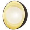 Image de TOOY lampe murale applique ou plafond plafonnier MUSE 554.71 (Laiton brossé - verre et métal)