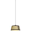 Image de TOOY lampe à suspension LILLY 558.25 (Beige avec maille noire - verre et métal)