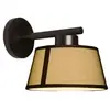 Image de TOOY lampe murale applique LILLY 558.42 (Beige avec maille noire - verre et métal)