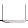 Image de TOOY lampe à suspension THULA 562.23 (Cuir beige et noir sable - Cuir et aluminium)