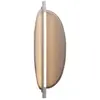 Image de TOOY lampe murale applique THULA 562.41 (Cuir beige et beige - Cuir et aluminium)