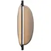 Image de TOOY lampe murale applique THULA 562.41 (Cuir beige et noir sable - Cuir et aluminium)