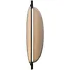 Image de TOOY lampe murale applique THULA 562.42 (Cuir beige et noir sable - Cuir et aluminium)