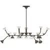 Image de TOOY lampe à suspension LINFA 565.13 (Verre titane, fumé, blanc et transparent - Métal et verre)