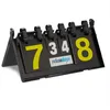 Image de Relaxdays Tableau de score tableau de points ping pong tennis de table noir