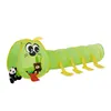 Image de Relaxdays Tunnel Chenille enfants tente tunnel rampant Pop Up tente jeu plein-air jouet ramper intérieur extérieur vert