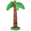 Image de Relaxdays Bouée gonflable palmier Palmier gonflable XXL piscine et plage Palmier tropical géant à gonfler vert-brun