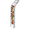 Image de Relaxdays Arcade de roses demi rond montage mural décoré roses grimpantes pergola fer HlP: 256 x 39 x 72 cm noir