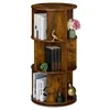 Image de Relaxdays Petite bibliothèque avec 15 compartiments style industriel pour livres et DVD H x D : 104 x 50 cm marron