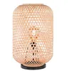 Image de Lampadaire noir mat E27 bambou naturel - FH Lighting - Calla