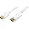 Image de Câble Logilink Displayport Hdmi 2m Or Blanc