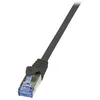 Image de Câble réseau LogiLink CAT6A S/FTP noir 050m