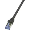 Image de Câble Réseau Logilink Cat6a 3 Mètres Noir Lszh