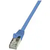 Image de Câble Patch Logilink Rj-45 2m Bleu Blindage Connecteurs