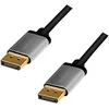 Image de Câble de raccordement DisplayPort - LOGILINK - CDA0101 - 4K/60 Hz - Aluminium - 2 m