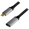 Image de Câble USB - LogiLink - USB 3.2 - 05m - USB-C mâle - USB-C femelle - Aluminium