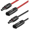 Image de Kit dextension solaire MC4 - Logilink - 75 m - 6 mm² - IP67 - UL94V-0 - 1000 V - 30 A DC - Noir/Rouge