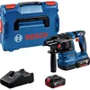 Image de Bosch Professional GBH 18V-22 SDS-Plus-Marteau perforateur sans fil 18 V 4 Ah Li-Ion + 2 batteries + chargeur + malle