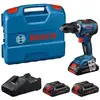 Image de Perceuse-visseuse bosch gsr 18v-55 0615a5002p sans fil 18 v - 55 nm brushless + 3x batterie + chargeur + l case 0615A5002P