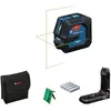 Image de Laser lignes - BOSCH PROFESSIONAL - GLL 20-22 G - Laser vert - Alimentation Dual Power - Précision ± 0 3 mm/m