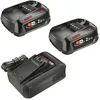 Image de Pack 2 batteries 18V 2 5 Ah + chargeur AL 18V-44 - Bosch - POWER FOR ALL 18V