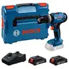Image de Perceuse a percussion sans fil bosch professional - gsb 18v-25 - 2 batteries gba 2,0ah + chargeur gal 18v-40 l 06019K9302