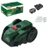 Image de Bosch visimow 18v 200 kit robot tondeuse 18 cm vert + lames 06008E1102