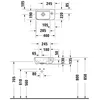 Image de Lave-mains - DURAVIT - ME by Starck - 400×220×135 mm - Blanc alpin - 1 trou robinet à droite