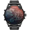 Image de DIESEL HOMME 55MM BRACELET & BOITIER ACIER INOXYDABLE QUARTZ MONTRE DZ7395