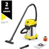 Image de Aspirateur eau et poussière KARCHER WD 3 S V-19/4/20 - Cuve inox 19 L - 1000W (Fonction soufflerie)