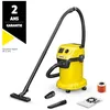 Image de Aspirateur eau et poussière KARCHER WD 3 P V-19/4/20 - Cuve polypropylène 19 L - 1000W