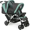Image de Poussette double CHIC 4 BABY Tandem avec sac de transport et protection pluie