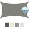 Image de Sol Royal Voile dombrage 400x200cm Gris - SolVision HS9 - HDPE Tissus respirant - Protection solaire et UV