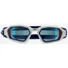 Image de Lunettes de natation Sailfish Streamer blanc bleu marine avec verres transparents