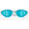 Image de Lunettes de natation Sailfish Breeze blanches avec verres transparents bleus