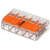 Image de 15 mini connecteur WAGO 5 entrées pour fil souple ou rigide