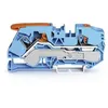Image de Borne de passage à levier - WAGO - TOPJOB®S - 16mm² - Bleu - Installation sur rails DIN