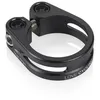 Image de Fixation de tige de selle XLC PC-A01 - noir - pour cadres carbone - en aluminium - TU