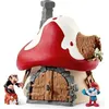 Image de Figurine Schleich - Maison des Schtroumpfs avec 2 figurines - Schtroumpf et Gargamel