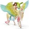 Image de Schleich - Figurine 70566 Fée Surah Avec Un Pégase Scintillant
