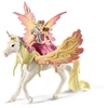 Image de Schleich - Figurine 70568 Fee Feya Et Une Licorne Ailee