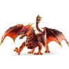 Image de Dragon de laveFigurine dragon schleich avec des parties mobiles Dragon rouge jouet de la collection créature ELDRADOR pour