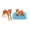 Image de Figurine - SCHLEICH - Schleich 42479 - Farm World - Mère & chiot Shiba Inu - Dès 3 ans