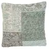 Image de Coussin Patchwork "symphony" 45x45cm Turquoise