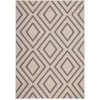 Image de Tapis Imprimé À Poils Courts "lina" Taupe 80 X 300 Cm