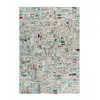 Image de Tapis En Cuir Effet Métallique "rocket" Multicolore 120 X 170 Cm