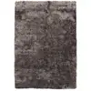 Image de Tapis Shaggy Fait Main "diamond" Champagne 80 X 150 Cm