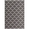 Image de Tapis Tissé À Poils Courts "batu" Gris 80 X 230 Cm