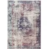 Image de Tapis Rétro À Poils Courts "vintage" Anthracite 160 X 230 Cm