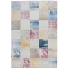 Image de Tapis Tissé Imprimé Rétro "antigua" Multicolore 120 X 170 Cm